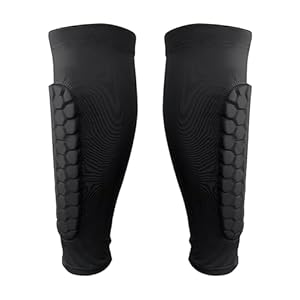 1 Paar Schienbeinschoner Kinder Fussball, Mit Wabenförmiges Design Für Fußballtraining Und Wettkämpfe, Stoßfeste Schienbeinschoner Für Kinder 6-12 Jahre, Fußball, Basketball