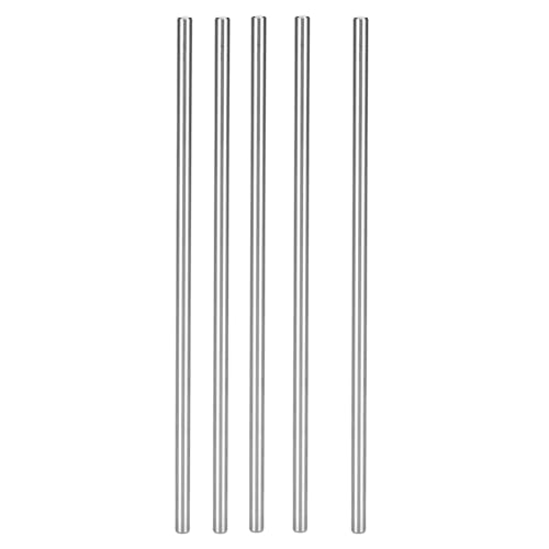 Mavaol 5 Pack Stainless Steel Shafts 6mm x 200mm High Strength Sturdy Lightweight Accuracy Fit for FTC FRC VEX Robotics Competitions