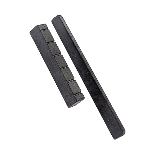 Yardwe Guitar Nut Saddle Replacement Upper and Lower Pillows for Acoustic Guitar