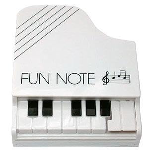 Amazon | FUN NOTE ピアノ ピアノ型メモホルダー | 状差し・メモ