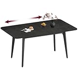 table de salle a manger ikea blanche Matériaux durables : Le plateau résiste à la chaleur jusqu’à 140 degrés, tandis que les pieds de table et le cadre en bois massif de qualité assurent une capacité de charge de 120 kg
