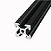 GTPBAO 10pcs 1 Meter 2020 Black Aluminum Profile 20x20x1000mm Rack Rail Extrusion Frame Industrial Workbench Profile Extruded Rail