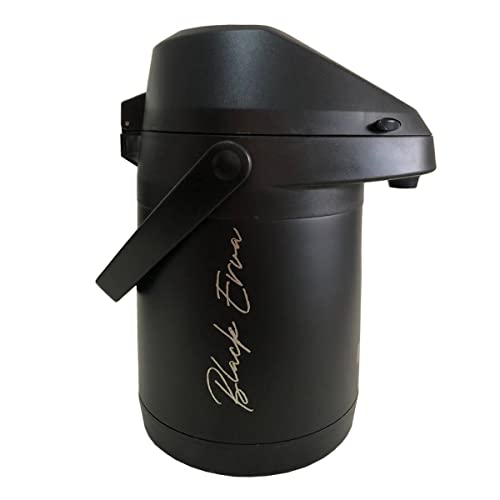 Garrafa Térmica Inox Preta Alavanca 2,5l Tereré Black Erva