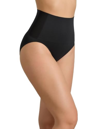 Risalti Pancera Contenitiva Donna Vita Alta Mutande Contenitive Senza Cuciture Modellante Pancia Piatta Microfibra Made in Italy