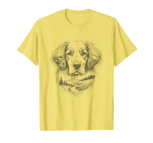 Brittany Spaniel Dog Owner Nature Memorial Design T-Shirt for Men Women