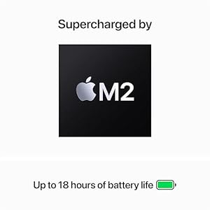 Apple 2023 MacBook Air Laptop with M2 chip: 15.3-inch Liquid Retina Display, 8GB Unified Memory, 256GB SSD Storage, 1080p FaceTime HD Camera, Touch ID. Works with iPhone/iPad; Space Gray - immagine 3
