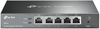 TP-Link ER605 | Multi-WAN Wired VPN Router | Up to 4 Gigabit WAN Ports | SPI Firewall SMB Router | Omada SDN Integrated | Load Balance | Lightning Protection | Limited Lifetime Protection