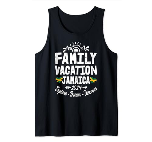 Vacaciones familiares Jamaica 2024 | Family Travel Squad Camiseta sin Mangas