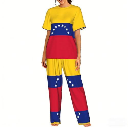 Pyjama Venezuela pour femme ensemble de nuit doux vêtement d'intérieur confortable
