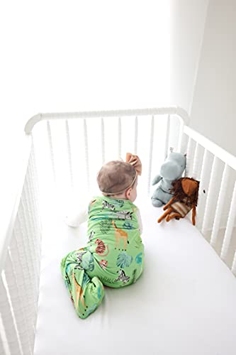 Posh Peanut Baby Wearable Blanket - Newborn Sleeveless Ruffled Sleep Bag - Viscose From Bamboo Infant Wear - 1 Tog (Safari Animals, 6-18 Months) #TOP2