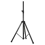 Ibiza - SS03 - Supporto per diffusori in alluminio max 1,80 m e 30 kg - Nero