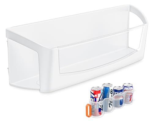 UPGRADED WPW10212139 Refrigerator Door Shelf Bin Compatible with Whirlpool Maytag Refrigerator Door Shelf Parts W10212139 Whirlpool Fridge Shelves Replacement WRF555SDH GI6FARXX PS11750465 Left Bin