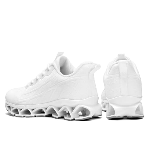 Image of Mens Running Shoes Casual Sport Athletic Fashion Walking Sneakers Lace up Blade Non Slip Breathable Mesh