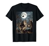 Photo Gallery divertente t-rex selfie luna piena volante strega dinosauro halloween maglietta Photo Gallery divertente t-rex selfie luna piena volante strega dinosauro halloween maglietta