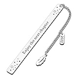 Enjoy The Next Chapter Bookmark for Book Lover Class of 2022 Graduation Gifts for Him Her High School Student Coming-of-Age Birthday Gifts for Son Daughter Coworker Promotion Going Away Presents