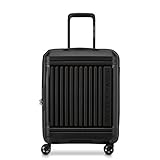 DELSEY Paris   LUTECE SE   Valise Cabine Rigide Slim Extensible   55cm x 40cm x 20cm   S   Noir