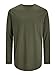 Produktbild JACK & JONES Herren Jjenoa T-Shirt O-Neck Noos Langarmshirt, Forest Night, M EU