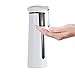 Dispensador Automático de Jabón, 350ML Dosificador Jabón Inteligente Sensor de Movimiento por Infrarrojo, para Hogar, Oficina, Baño, Hotel(Blanco, Gel)