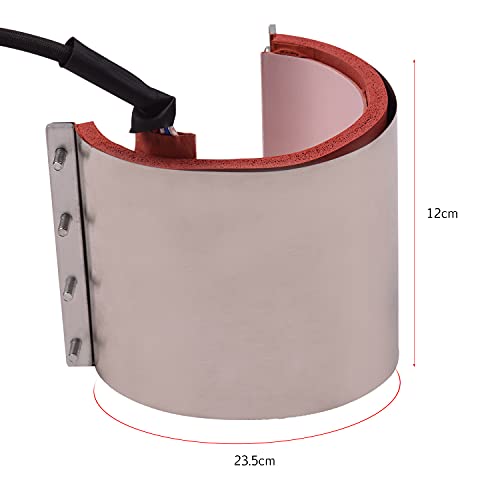 Irfora Mug Press, Mug Cup Press Heating Transfer Attachment Silica Gel 11Oz(12 * 23.5Cm) 110V For Heat Press Machine Transfer Sublimation #TOP6