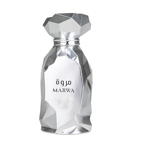 Marwa Silver Perfume for Men 100ml / 3.4 fl oz Spicy Woody Eau de Parfum Bergamot - Scent for Him