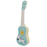 【Juguetes para instrumentos musicales de Ukulele】--- Este lindo juguete musical ayudará a los niños a aprender el ritmo y la melodía de la música desde una edad temprana y cultivarse a sí mismos.