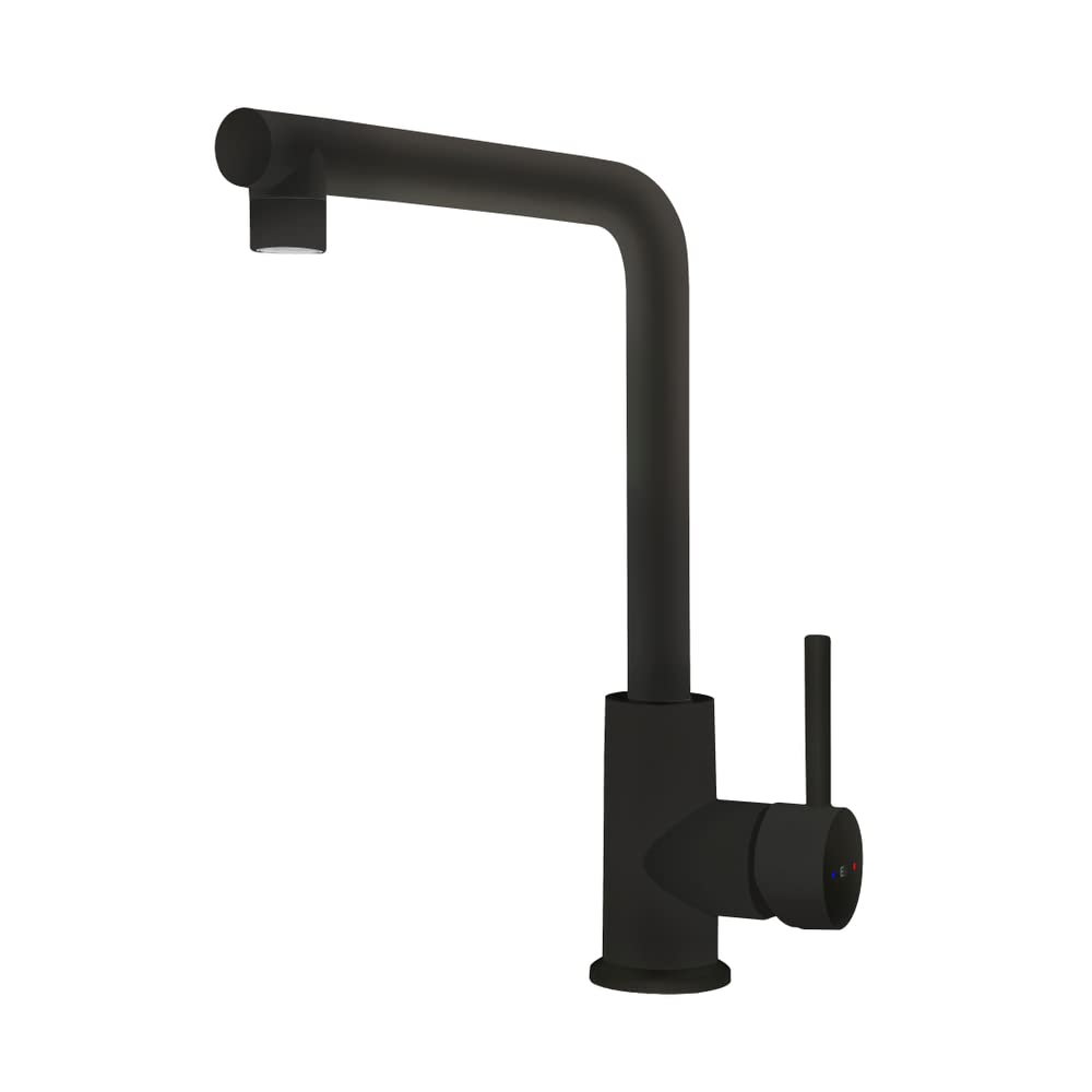 Essebagno Pure II Mezclador de cocina negro