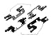 Carlson Quality Brake Parts P1094 Brake Pad Installation Kit