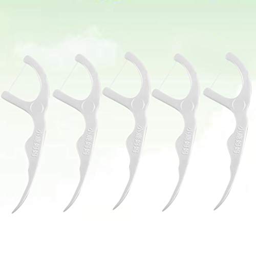 EXCEART 200 Pcs Fio Dental Varas Frescas Limpa Fio Pega Sedoso Conforto Fio Dental para Remover a Pl