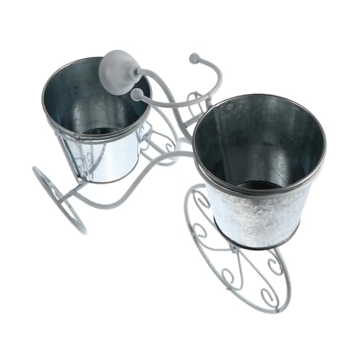 NUOBESTY Soporte para Macetas Forma de Bicicleta