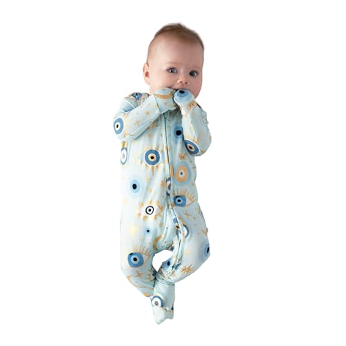 Image of Posh Peanut Convertible Baby Sleepers - Footless Baby Pajamas with 2 Way Zipper for Easy Diaper Changes