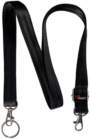 Cross Body Strap (0.75" Wide) – Hands-Free Adjustable Lanyard for Apollo, Apollo II & XP3 Series Thermal Phone Pouches– Comfortable Soft-Touch Webbing for Hiking, Travel & Everyday Carry Black