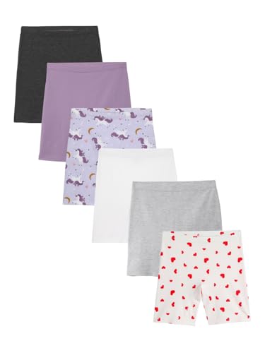 Image of mackly Girls Inner Shorts (Pack of 2) | 2-in-1 Seamless Panty Shorts with Gusset | Soft Breathable Base Layer for Dresses, Skirts