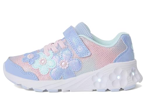 Stride Rite Sr Lighted Glimmer 2.0 (Little Kid) Sneaker, Blue, 2.5 Wide US Unisex4