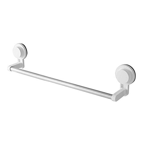Toalleros Baño Toallero Barra Toalleros Repisa-Barra De Succión Barra Horizontal Baño Cocina Varilla De Acero Inoxidable Sin Punzón TINATOPWIDE (Color : White, Size : 53 * 10.5 * 13cm) Cover