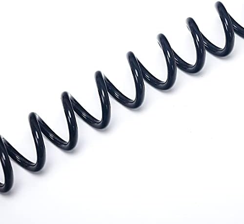 Miniatura 3 de Guqqeuc Llavero retráctil en espiral de bobina de resorte, llaveros de bobina de muñeca, pulsera elástica antipérdida, llavero de seguridad con