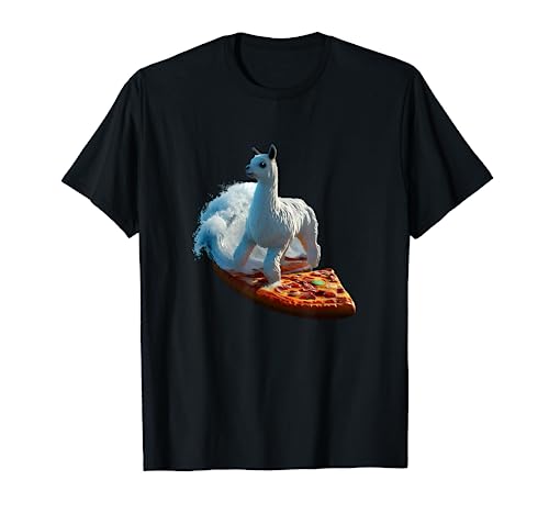 Pizza Surfing Alpaca - Amante de la pizza de alpaca surfeando Camiseta