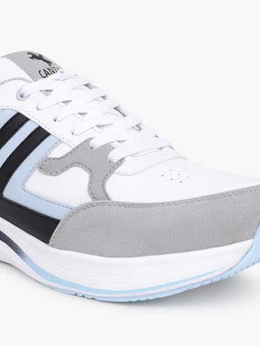 Image of Cantabil Casual Sneaker Shoes for Men l Lightweight & Comfortable with Cushioned Insole Polyurethane (PU) Upper Phylon Sole Lace-Up Closure