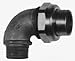 Crouse-Hinds UNL105 Feraloy Iron Alloy 90 Degree Elbow 1/2 Inch x 1/2 Inch