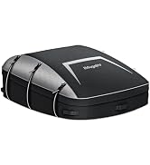 BougeRV Soft Rooftop Cargo Carrier Bag Water-Resistant Roof Bag Aero Car Top Carrier for Vehicle ...