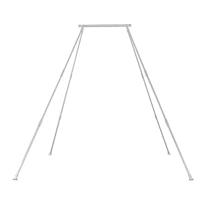 YOGABODY Yoga Trapeze Stand, Suitable for Aerial Silk, Yoga Swings, Stable Rock-Solid Aluminium, Indoor and Outdoor Use