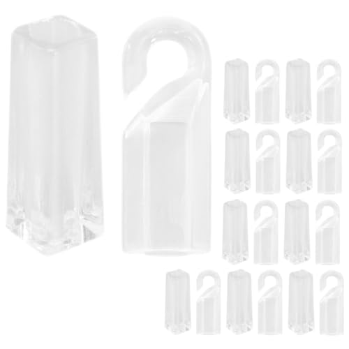 Uonlytech 20pcs Blinds Replacement Tip Hooks and Grips for Vertical Blinds Easy Installation Compatible Versatile Curtain Accessories