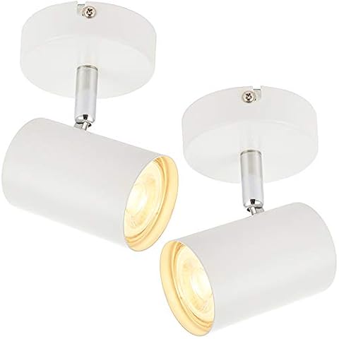 Adjustable Ceiling Spotlight with Chrome Detail Cover