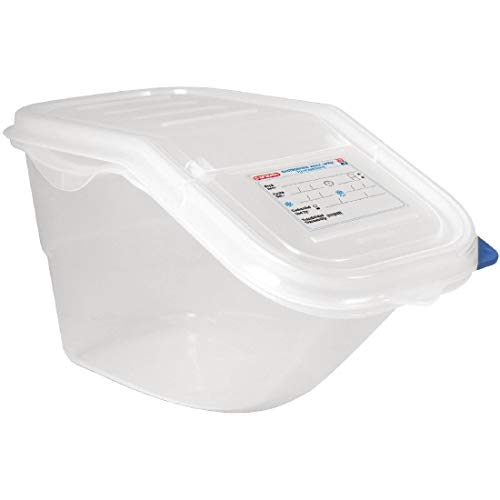 Araven 949738 - Contenedor portalimentos con tapa, sintético, 7 l, color blanco