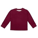 Jan & Jul Thermal Base Layer Top for Toddler Girls (Mulberry, Size 3T)