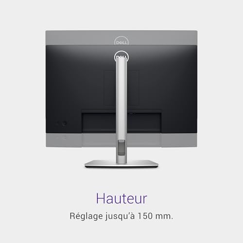 Dell P2425H 24" Full HD (1920x1080) Écran PC, 100Hz, IPS, 5ms, 99% sRGB, USB-C, DisplayPort, HDMI, VGA, 4X USB, Garantie 3 Ans, Noir