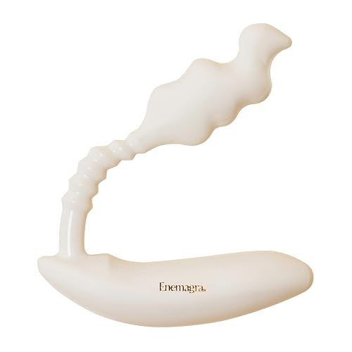 エネマグラ バンブー 雅 (正規品)ディルド アナルプラグ 非電動 ドライオーガズム 脚閉塞型【独特のヌメリ感、魅惑のシットリ感】 日本製 医療用途樹脂使用 (白) - 画像1
