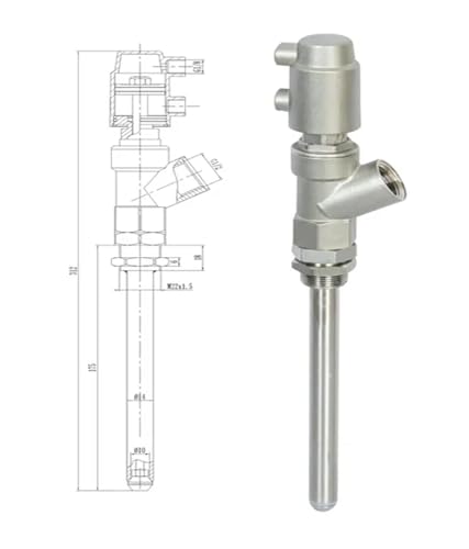 Buse décharge pneumatique anti-goutte DN25 pour machine de remplissage