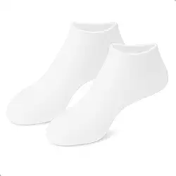 Meia Hidratante Para Pés Rachado Ressecado Tratamento Para Rachaduras Ressecamentos Pés Desidratado Reutiizável 20 a 30 Minutos Diariamente Federal's Store (Branca)