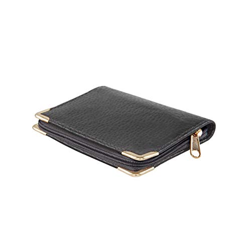 Fox Valley Traders RFID Zip-Up Security Wallet, Black Leather4