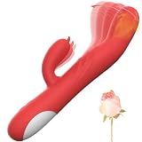 2026 Upgraded Rabbit Ears Adult Toy for Women Soft Pleasure Toys Games Quiet Adult Toys Pleasure Toy Wand Thrusting Stimulation Adult Toy Best Pleasure Machine for Women Powerful 10 Modes (AS0121)
